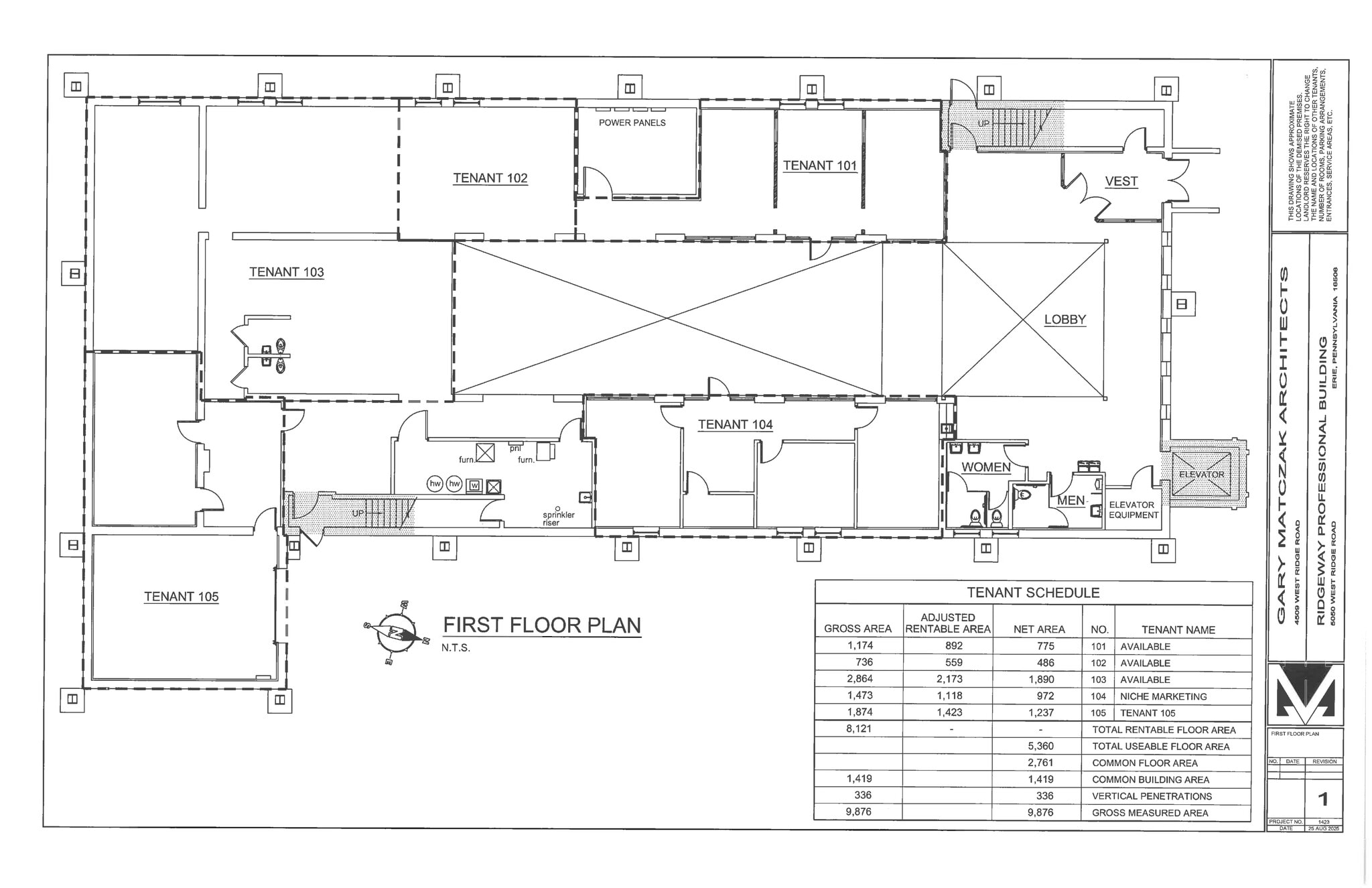 5050 W Ridge Rd, Erie, PA à louer Plan de site– Image 1 sur 1