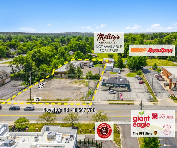 5755 Royalton Rd, North Royalton, OH à vendre - Aérien – Image 2 sur 5