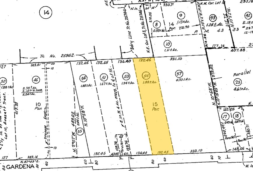 401 E Gardena Blvd, Gardena, CA à louer - Plan cadastral – Image 2 sur 2