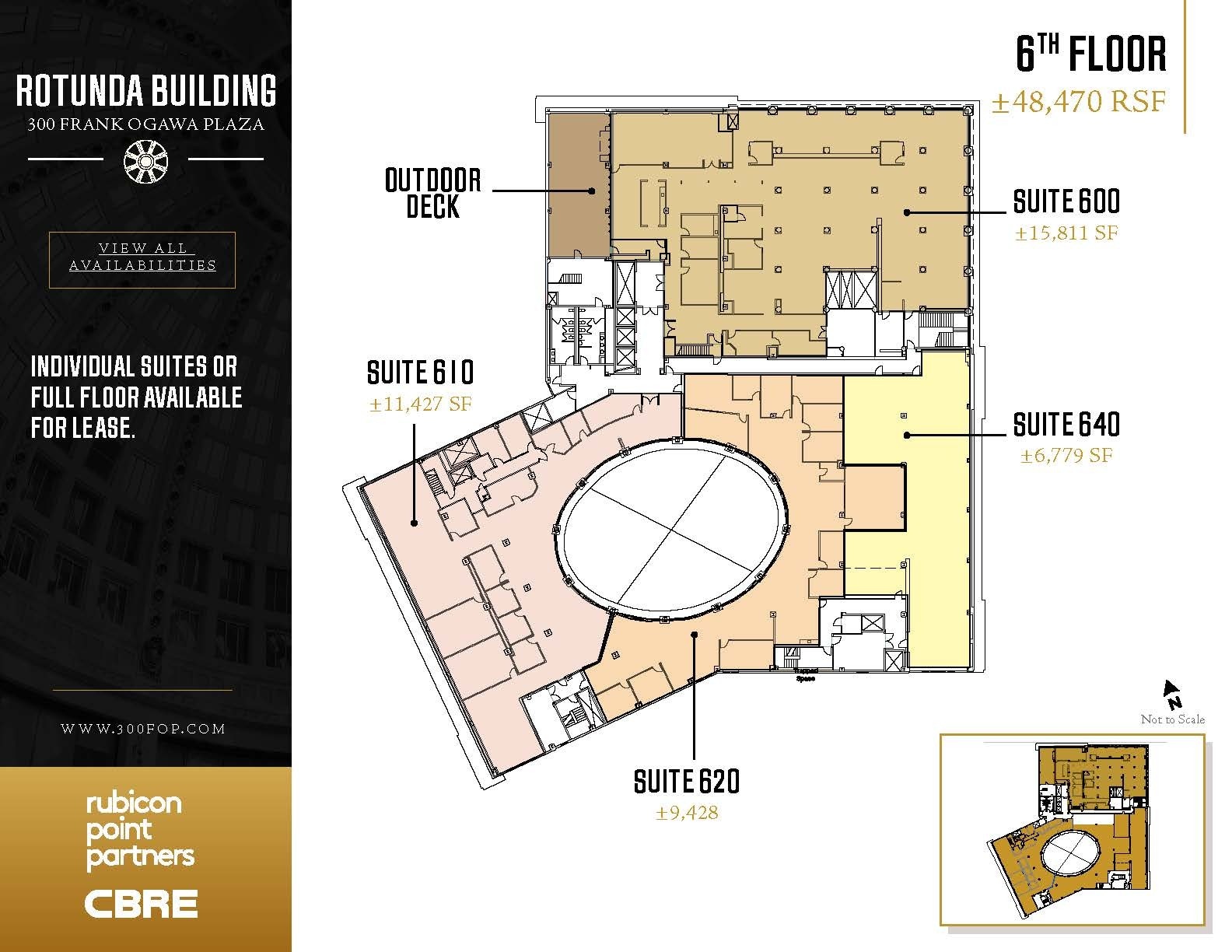 300 Frank H Ogawa Plz, Oakland, CA à louer Plan d’étage– Image 1 sur 1