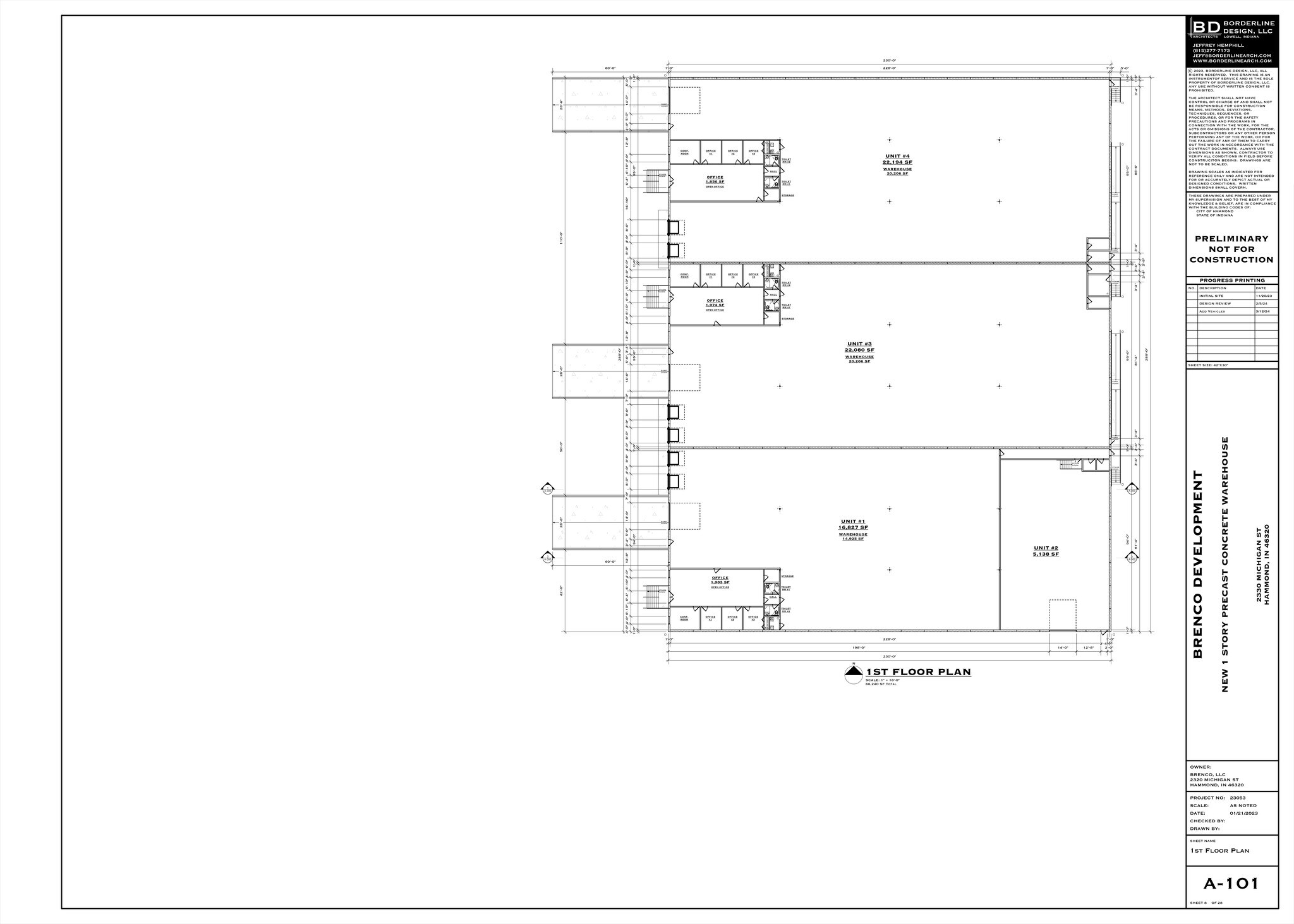 2320 Michigan St, Hammond, IN à louer Plan de site– Image 1 sur 10