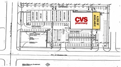 1368-1498 S Sheldon Rd, Plymouth, MI à louer Plan de site– Image 2 sur 2