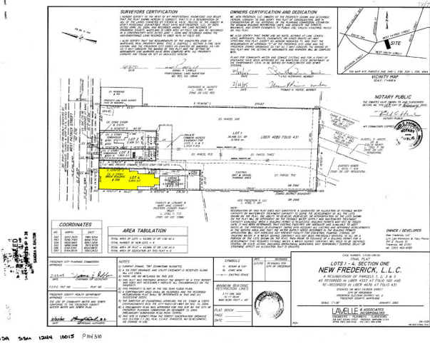 358 W Patrick St, Frederick, MD à louer - Plan cadastral – Image 3 sur 5