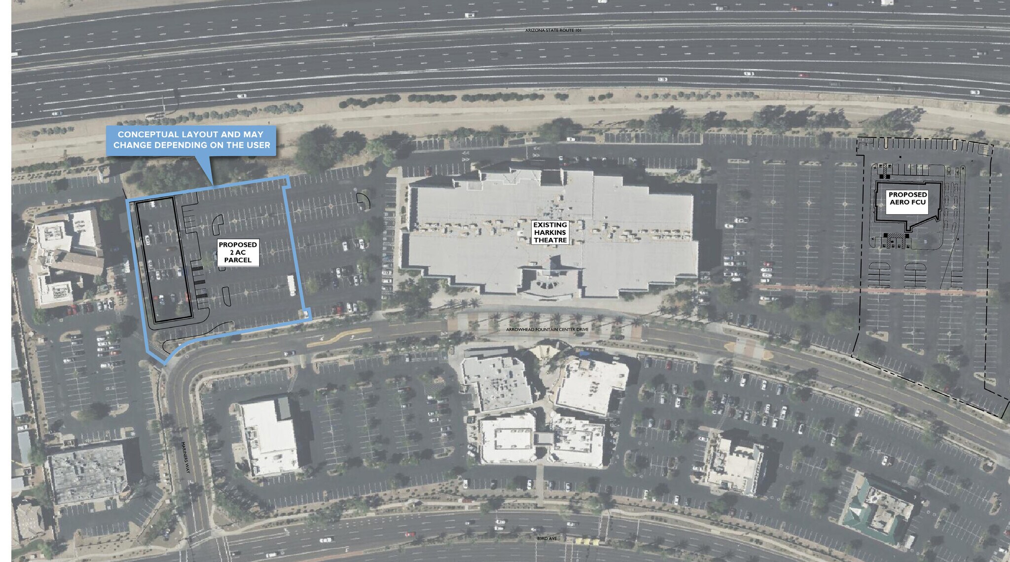 15160 N Arrowhead Fountains Center Dr, Peoria, AZ à louer Plan de site– Image 1 sur 2