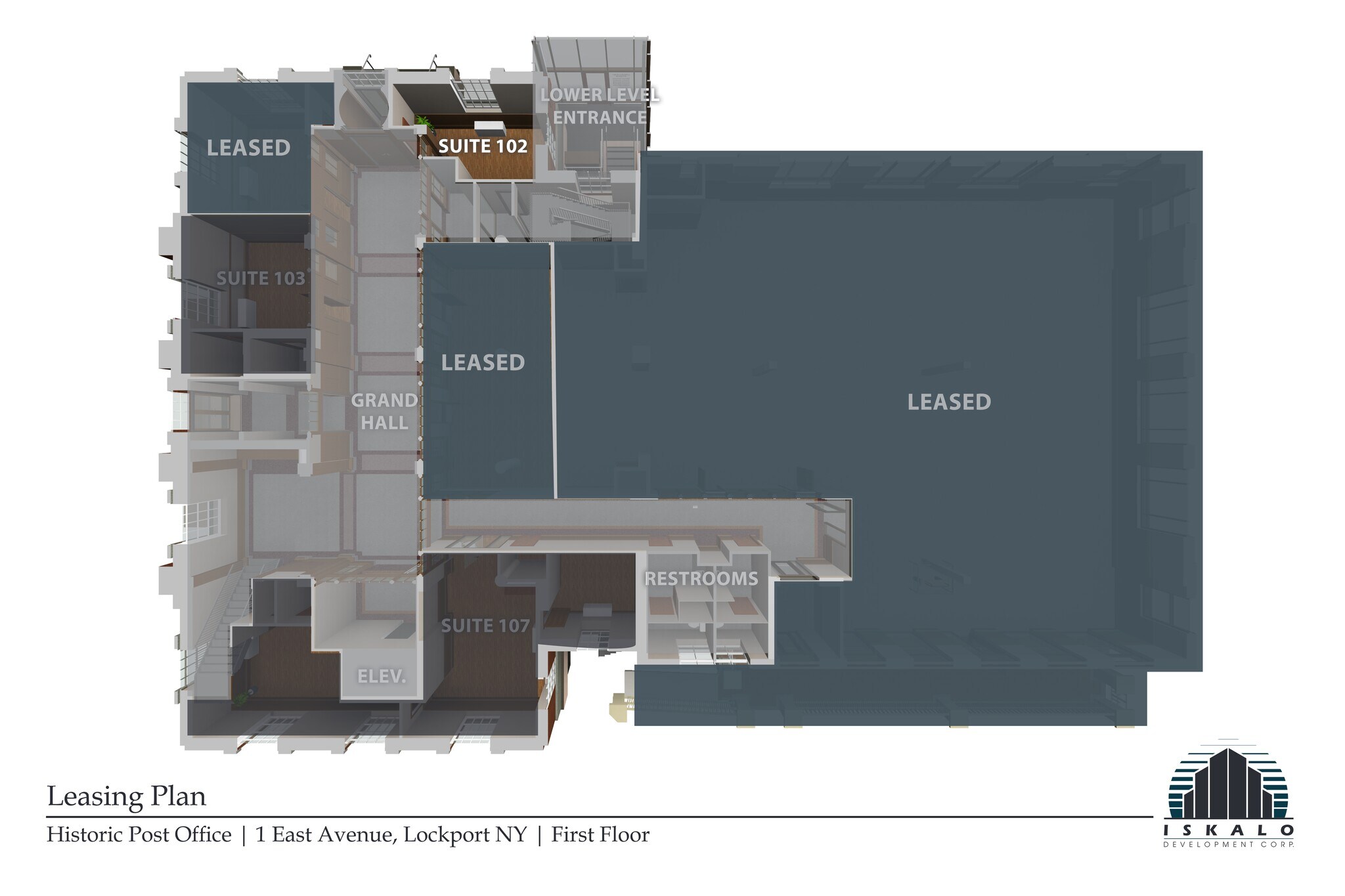 1 East Ave, Lockport, NY à louer Plan de site– Image 1 sur 2