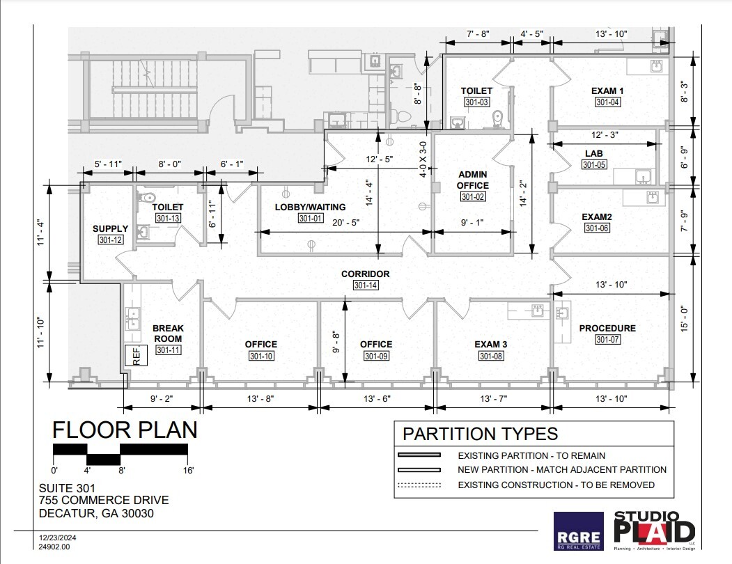 755 Commerce Dr, Decatur, GA à louer Plan d’étage– Image 1 sur 1