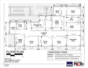 755 Commerce Dr, Decatur, GA à louer Plan d’étage– Image 1 sur 1