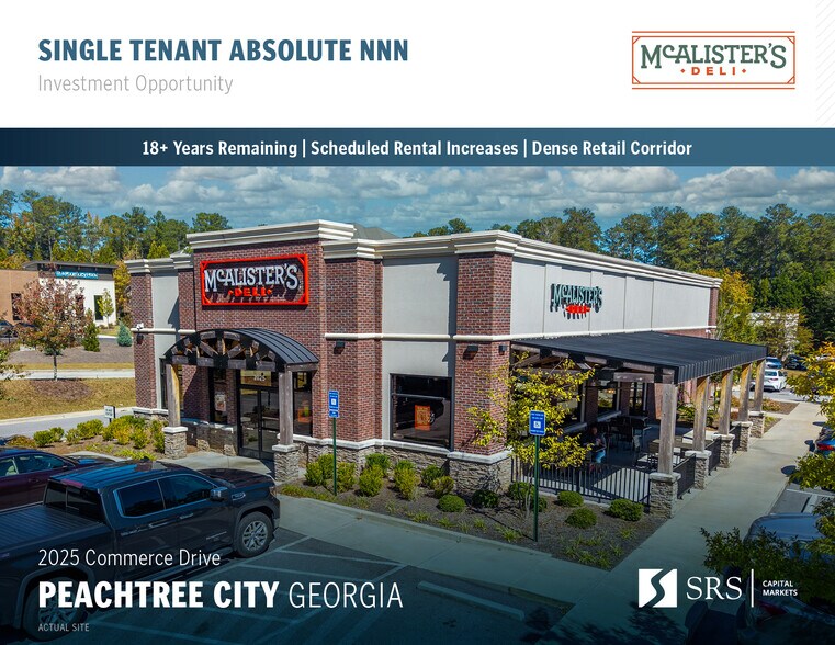 2025 Commerce Dr N, Peachtree City, GA à vendre - Photo principale – Image 1 sur 8