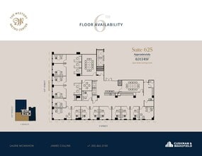 607 14th St NW, Washington, DC à louer Plan d’étage– Image 1 sur 4