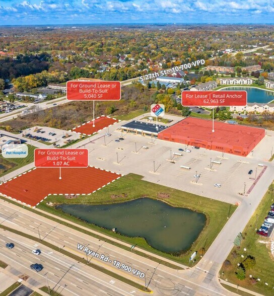 2440 W Ryan Rd, Oak Creek, WI à louer - Photo principale – Image 1 sur 1