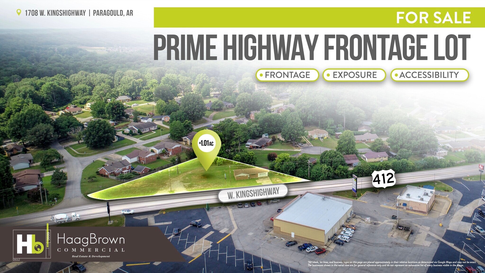1708 W Kingshighway, Paragould, AR à vendre Aérien– Image 1 sur 4