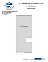 667-759 S State College Blvd, Fullerton, CA à louer Plan d’étage– Image 1 sur 1