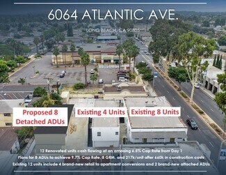 Plus de détails pour 6060-6068 Atlantic Ave, Long Beach, CA - Logement à vendre