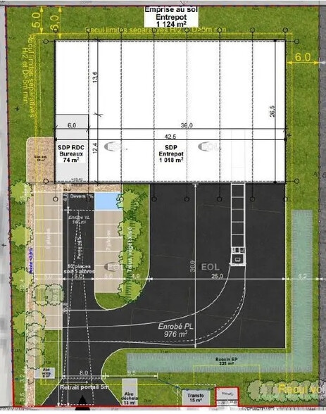 Local d'activités dans Cabannes à vendre - Plan de site – Image 1 sur 2