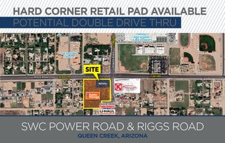 Plus de détails pour SWC Power & Riggs Rd, Chandler, AZ - Terrain à louer
