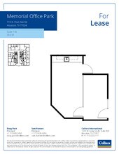 710 N Post Oak Rd, Houston, TX à louer Plan d’étage– Image 1 sur 1