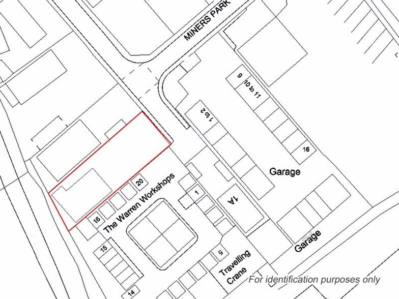Unit 3 Miners Park, Wrexham à louer - Plan de site – Image 1 sur 3