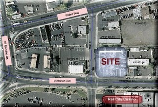 2200 Victorian Ave, Sparks, NV - VUE AÉRIENNE  vue de carte