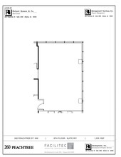 260-270 Peachtree St NW, Atlanta, GA à louer Plan de site– Image 1 sur 2