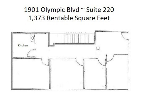 1901 Olympic Blvd, Walnut Creek, CA à louer Plan d’étage– Image 1 sur 1