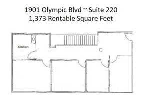 1901 Olympic Blvd, Walnut Creek, CA à louer Plan d’étage– Image 1 sur 1