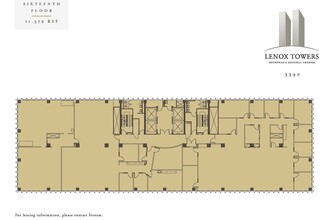 3400 Peachtree Rd NE, Atlanta, GA à louer Plan d’étage– Image 1 sur 1