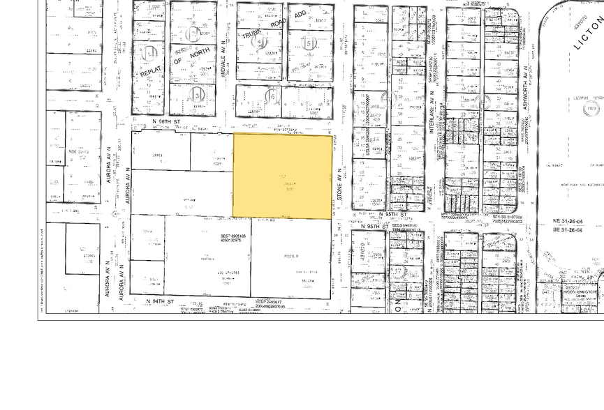 1201 N 96th St, Seattle, WA à louer - Plan cadastral – Image 3 sur 10