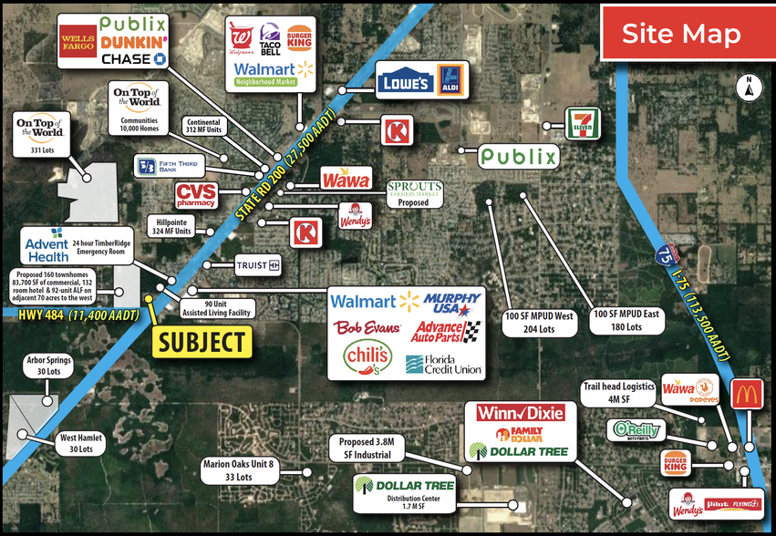 NWC of SR 200 & Hwy 484, Ocala, FL à louer - Photo de l’immeuble – Image 2 sur 2