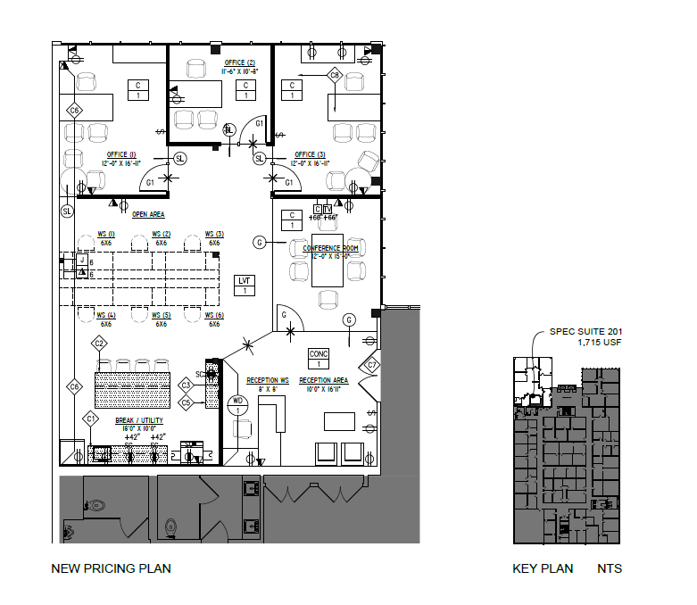 16200 Ventura Blvd, Encino, CA à louer Plan d’étage– Image 1 sur 1