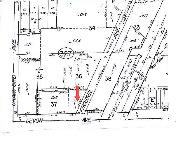 3924 W Devon Ave, Lincolnwood, IL à vendre - Plan cadastral – Image 2 sur 6