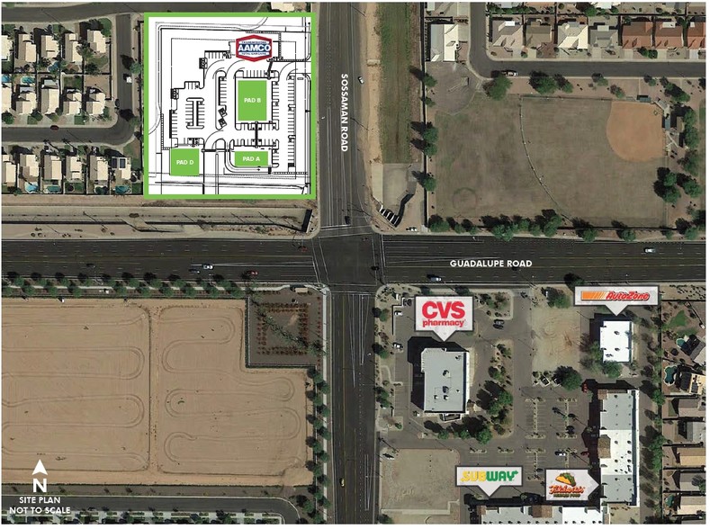 2736 S Sossamon Rd, Mesa, AZ à louer - Aérien – Image 2 sur 4
