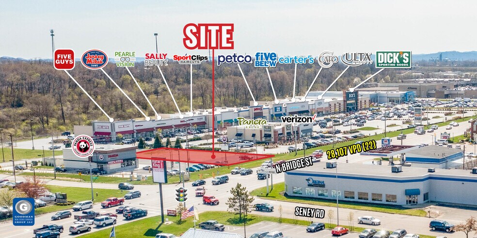 1251 N Bridge St, Chillicothe, OH à louer - Aérien – Image 1 sur 6