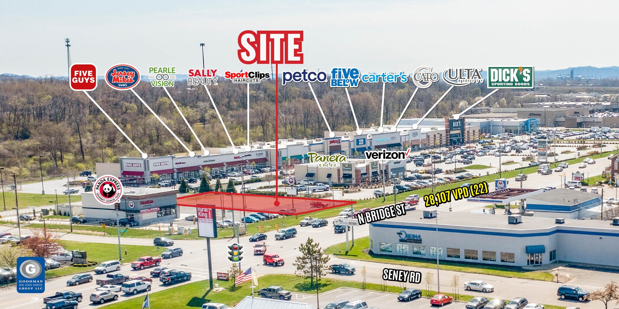 1251 N Bridge St, Chillicothe, OH à louer Aérien– Image 1 sur 7