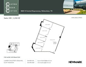 2201 N Central Expy, Richardson, TX à vendre Plan d’étage– Image 1 sur 1