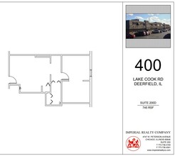 400 Lake Cook Rd, Deerfield, IL à louer Plan d’étage– Image 1 sur 3