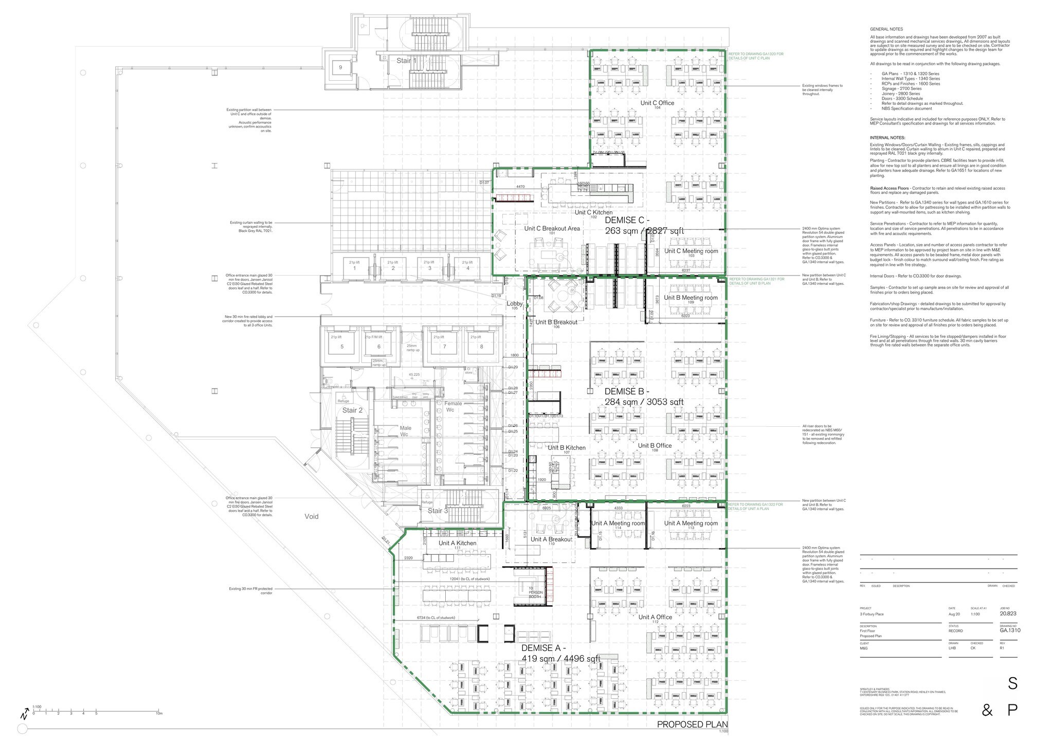 Forbury Rd, Reading à louer Plan d’étage– Image 1 sur 2