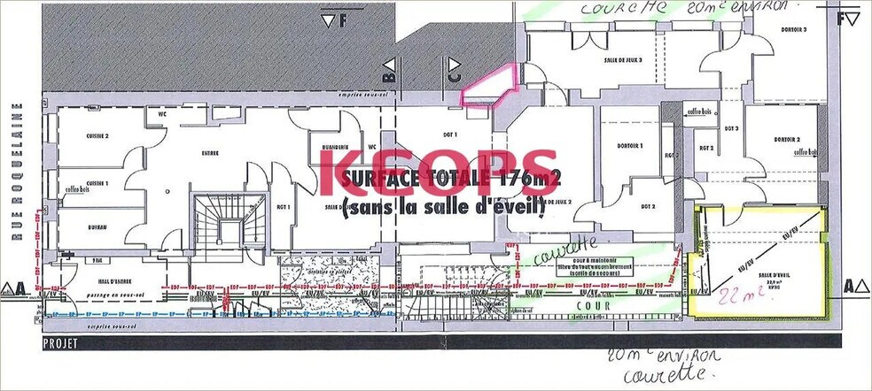 Bureau dans Toulouse à louer - Plan d’étage – Image 2 sur 2