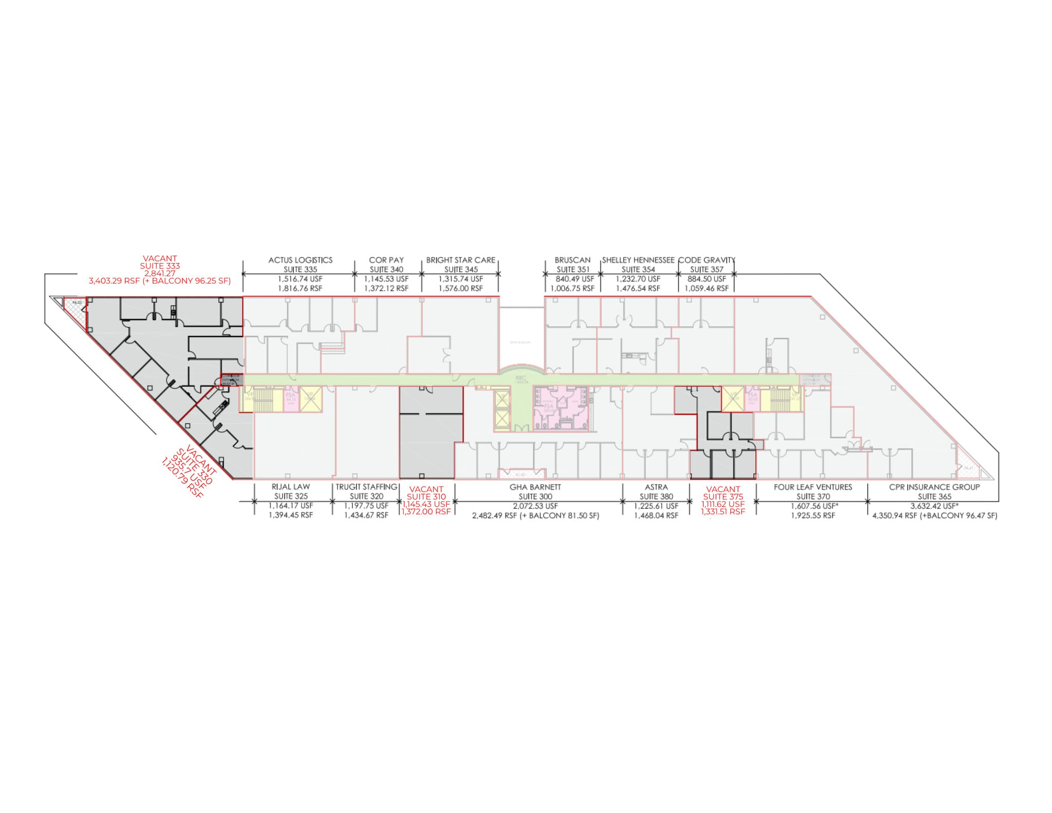 600 E John Carpenter Fwy, Irving, TX à louer Plan d’étage– Image 1 sur 1