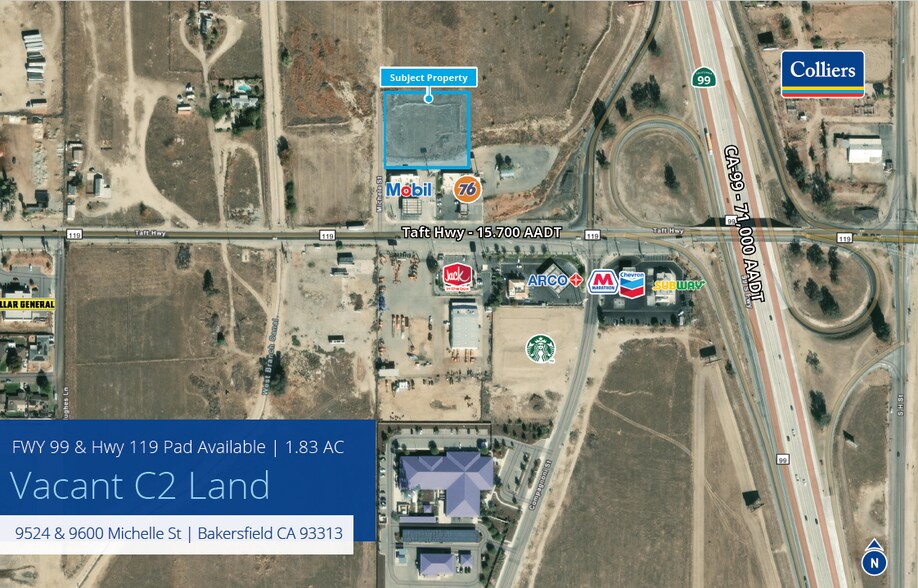 Taft Hwy, Bakersfield, CA à vendre - Photo principale – Image 1 sur 2