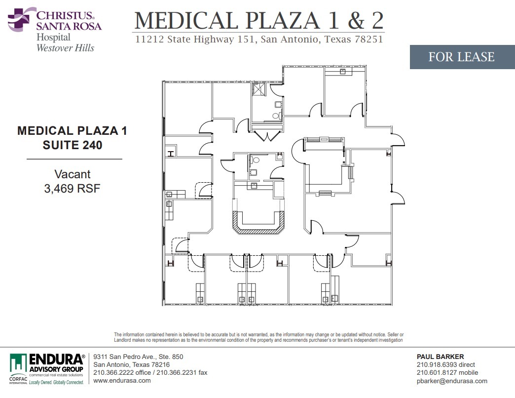 11212 State Highway 151, San Antonio, TX à louer Plan d’étage– Image 1 sur 1