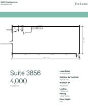 3830 Cheatham Ave, Minneapolis, MN à louer Plan d’étage– Image 1 sur 1