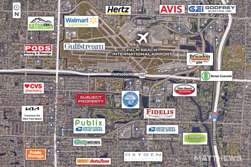 388 S Military Trl, West Palm Beach, FL à louer - Photo de l’immeuble – Image 3 sur 3