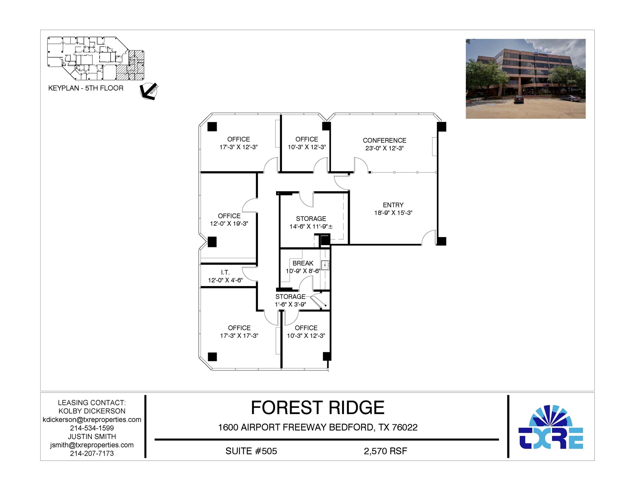 1600 Airport Fwy, Bedford, TX à louer Plan d’étage– Image 1 sur 1