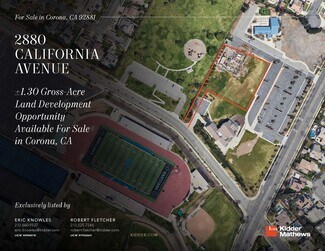 Plus de détails pour 2880 California Ave, Corona, CA - Terrain à vendre