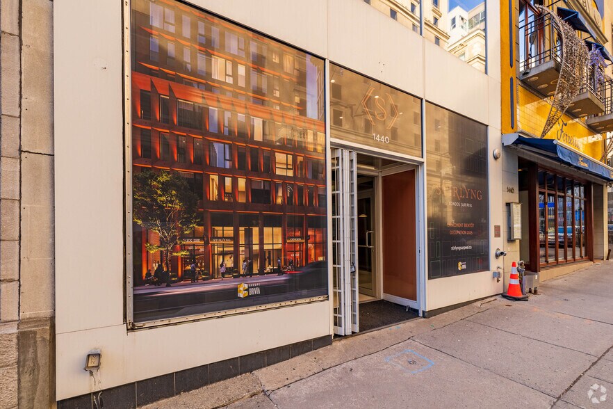 1440-1442 Rue Peel, Montréal, QC à louer - Photo de l’immeuble – Image 2 sur 8