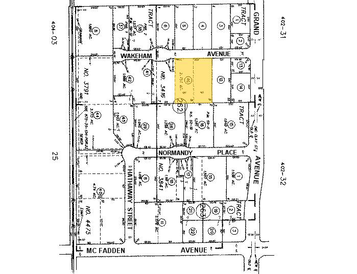 1300 E Wakeham Ave, Santa Ana, CA à louer - Plan cadastral – Image 3 sur 4