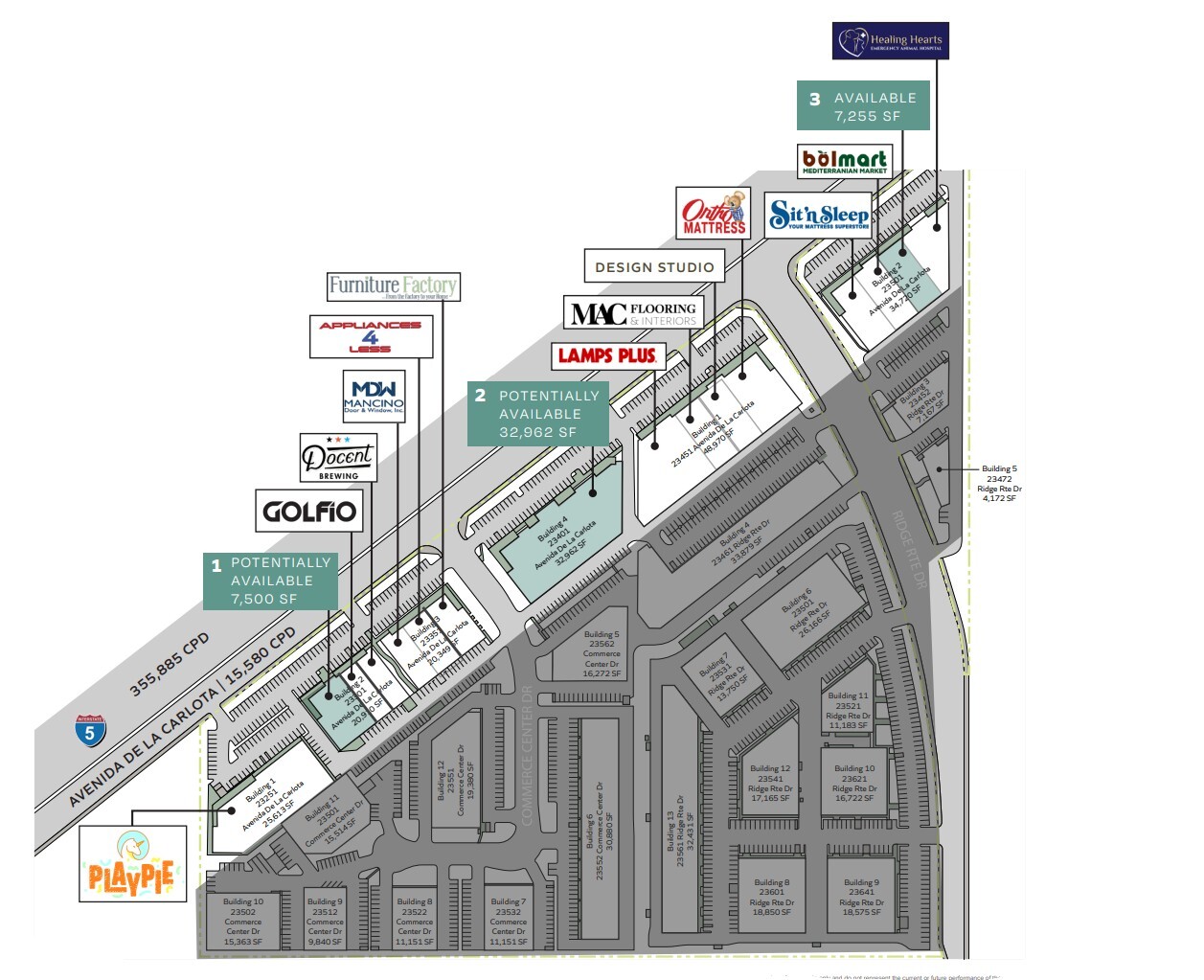 23461 Ridge Route Dr, Laguna Hills, CA à louer Plan de site– Image 1 sur 1