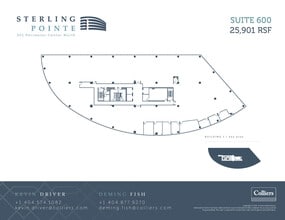 301 Perimeter Ctr N, Atlanta, GA à louer Plan d’étage– Image 1 sur 1