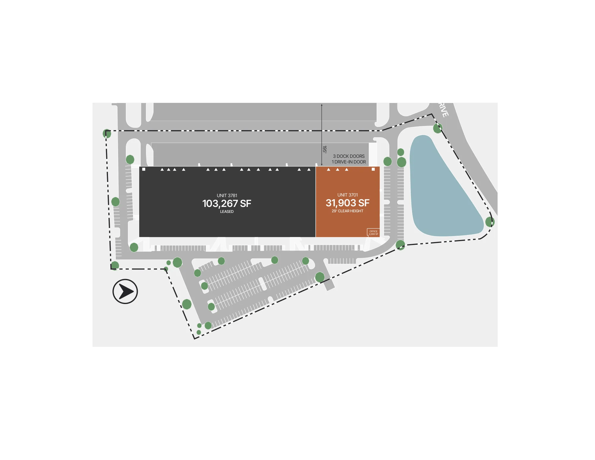 3540-3630 Amhurst Pky, Waukegan, IL à louer Plan de site– Image 1 sur 1