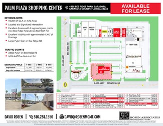 Plus de détails pour 4400 Bee Ridge Rd, Sarasota, FL - Local commercial à louer